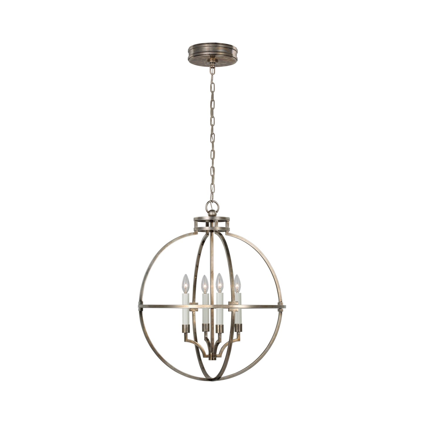 Lexie LED Pendant Light in Antique Nickel (Large).