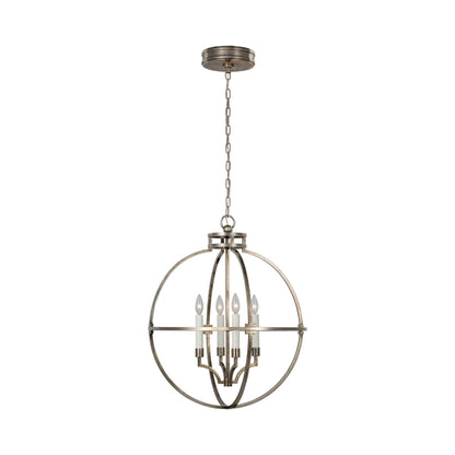 Lexie LED Pendant Light in Antique Nickel (Large).