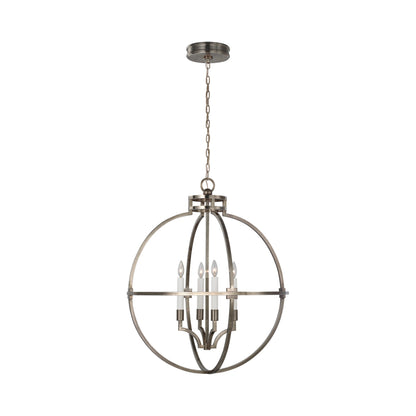 Lexie LED Pendant Light in Antique Nickel (X-Large).