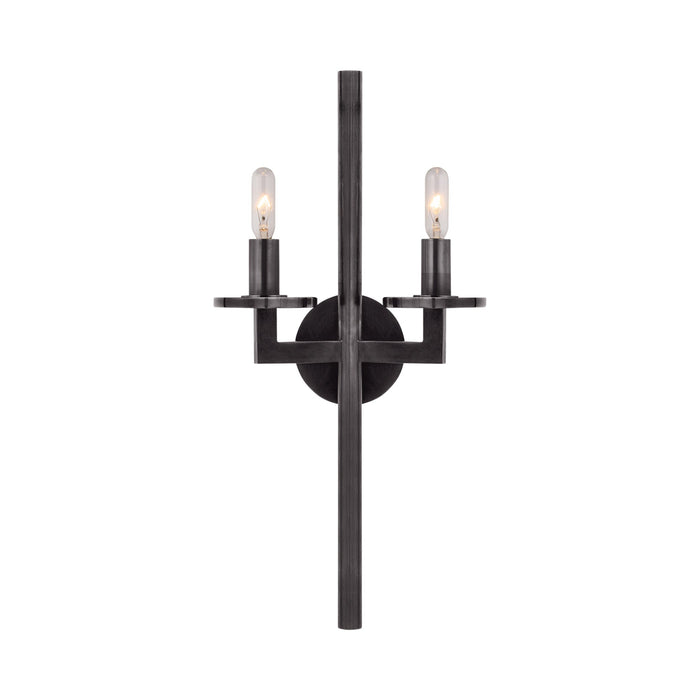 Liaison Double Wall Light in Bronze/No Option.