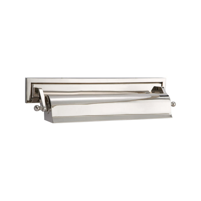 Library Picture Light in Polished Nickel (17.5-Inch).