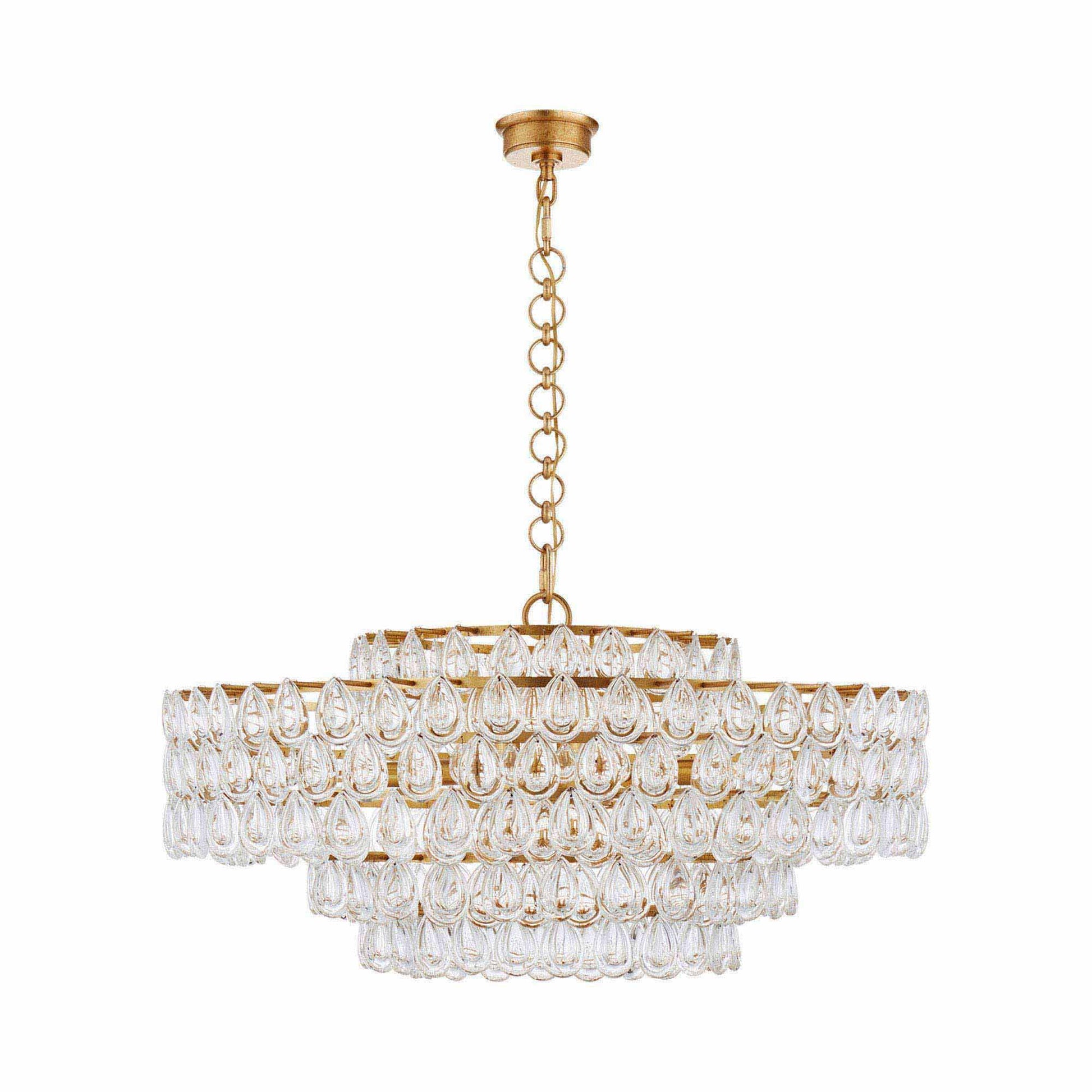 Liscia Chandelier in Gild (Large).