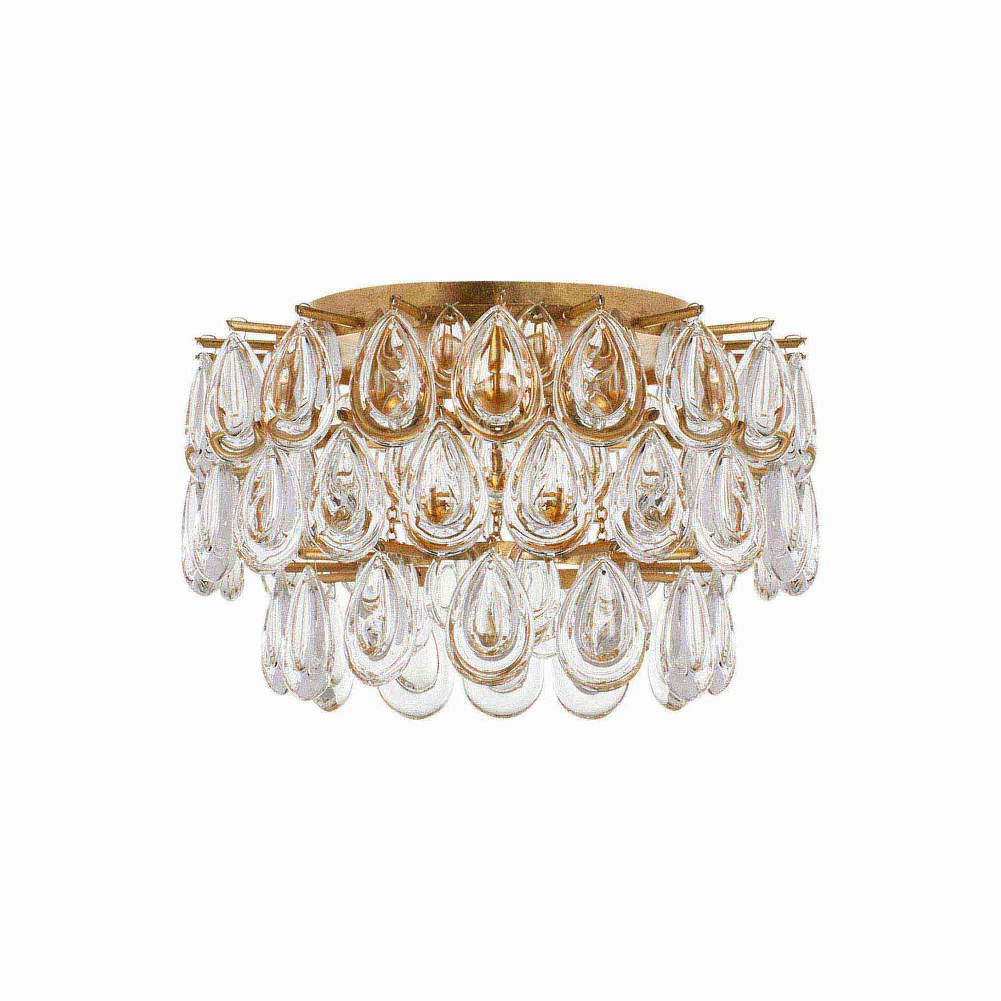 Liscia Flush Mount Ceiling Light in Gild (Small).