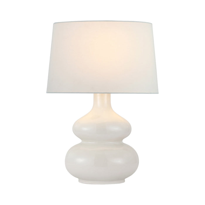 Lismore LED Table Lamp in Ivory.
