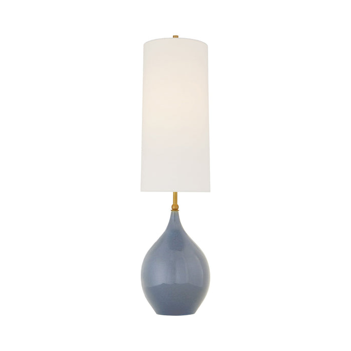 Loren Table Lamp in Polar Blue Crackle.