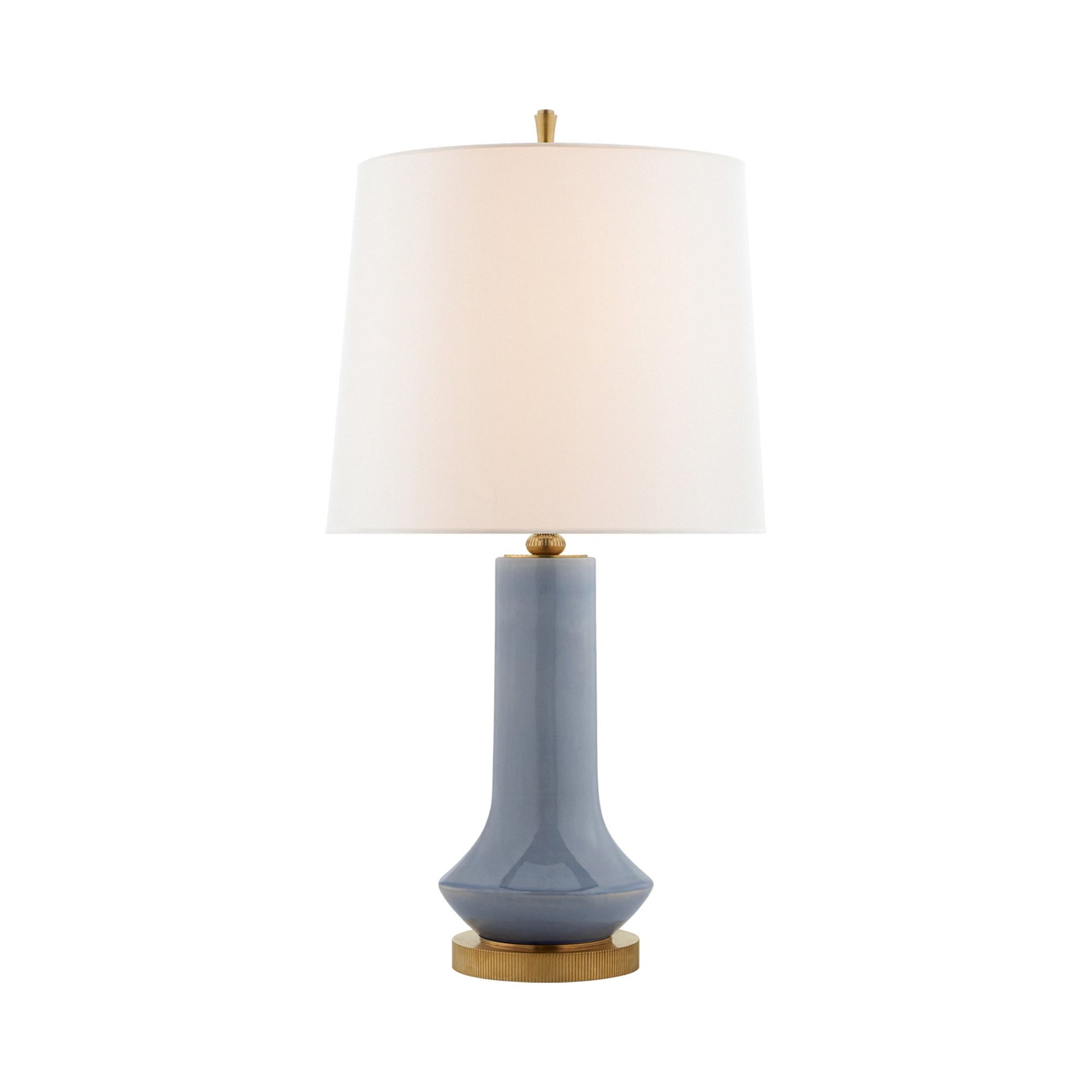Luisa Table Lamp in Polar Blue Crackle.
