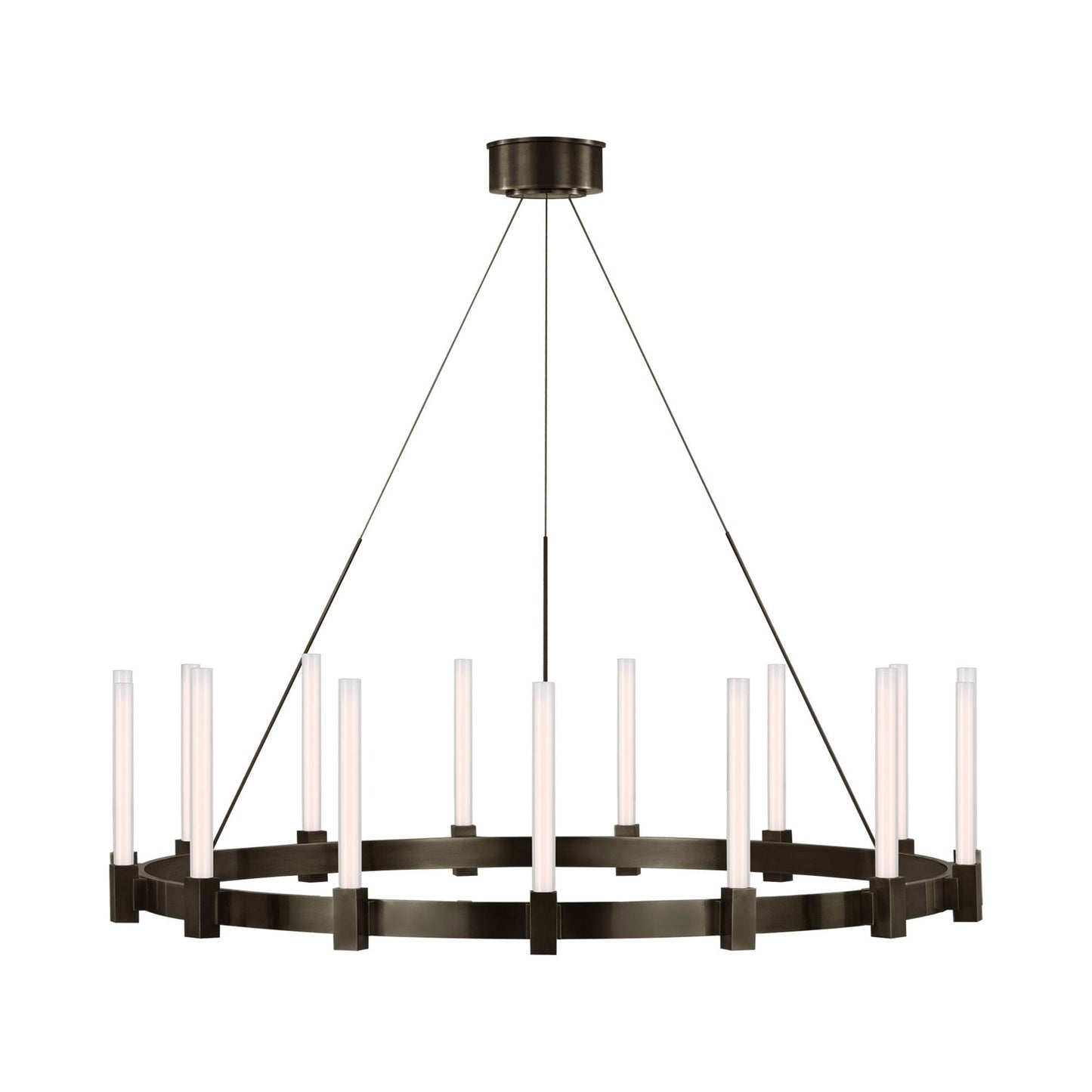 Mafra LED Chandelier in Bronze (X-Large).