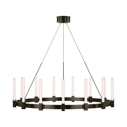 Mafra LED Chandelier in Bronze (X-Large).