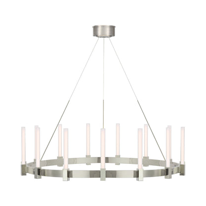 Mafra LED Chandelier in Polished Nickel (X-Large).