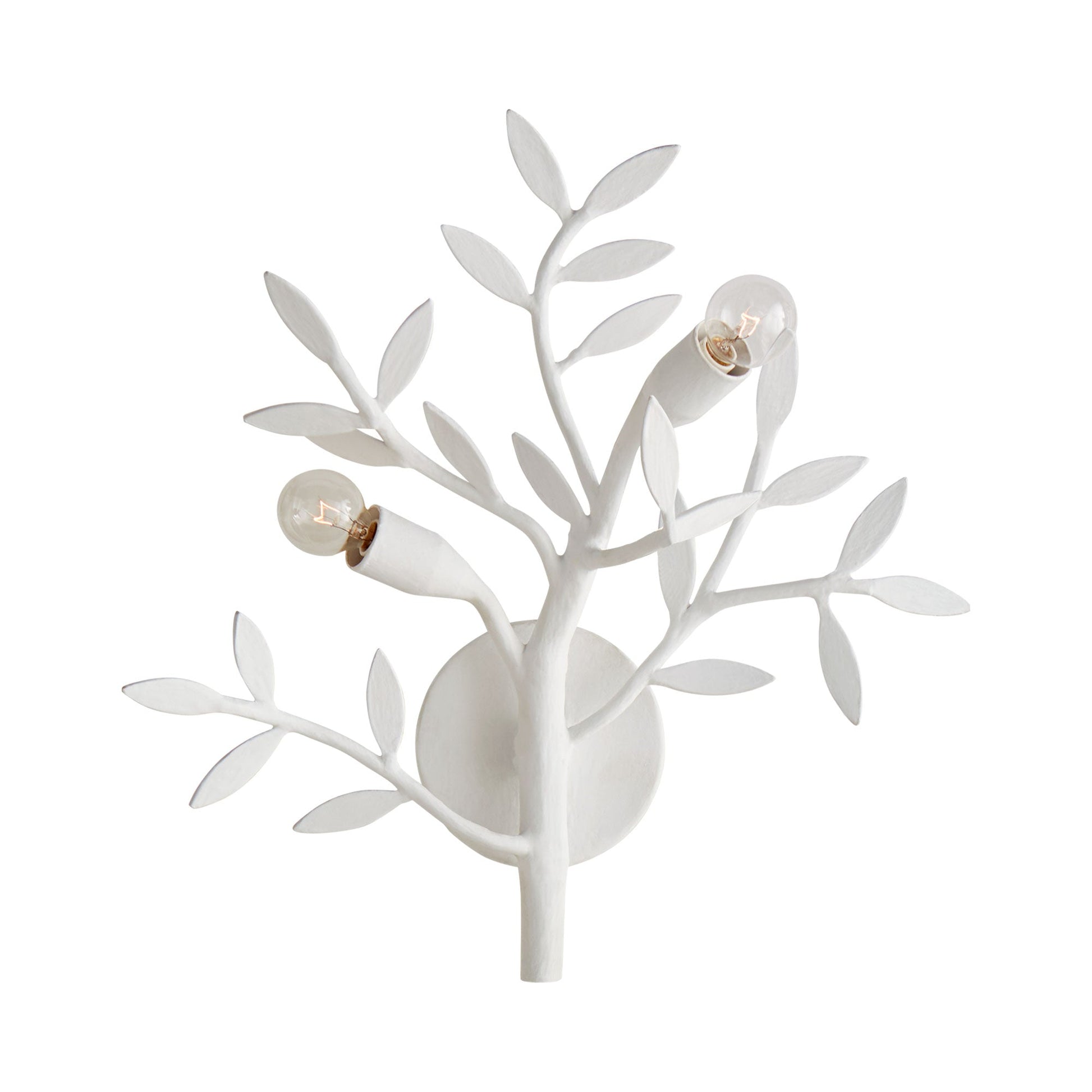 Mandeville Wall Light in Plaster White.