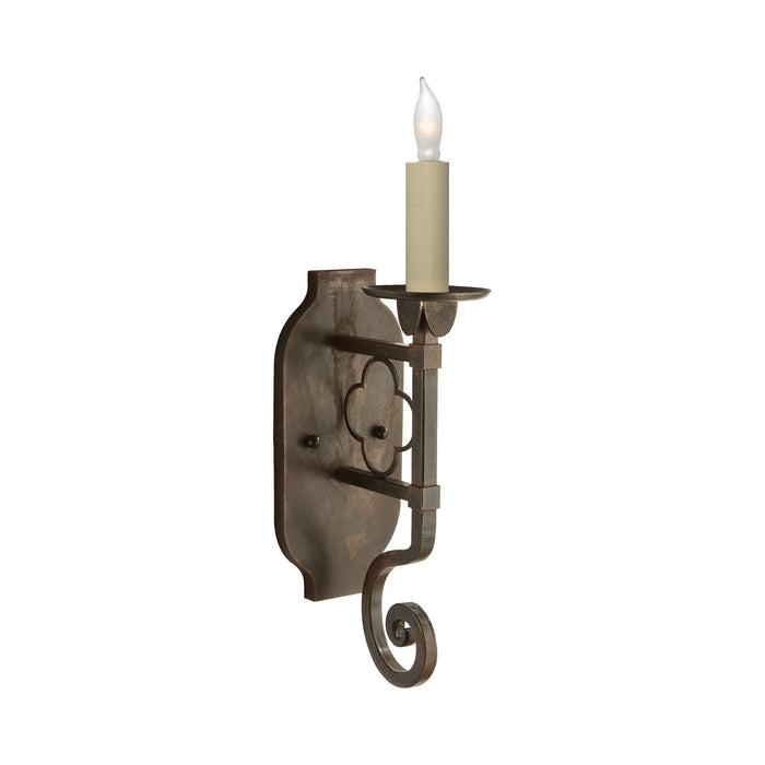 Margarite Wall Light in Aged Iron.
