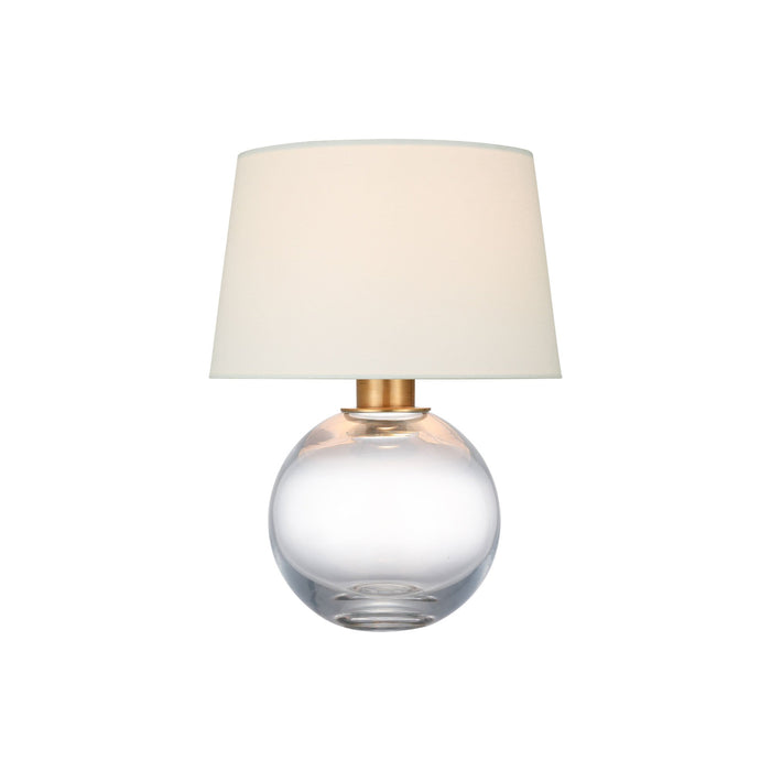 Masie LED Table Lamp in Clear Glass (Small).
