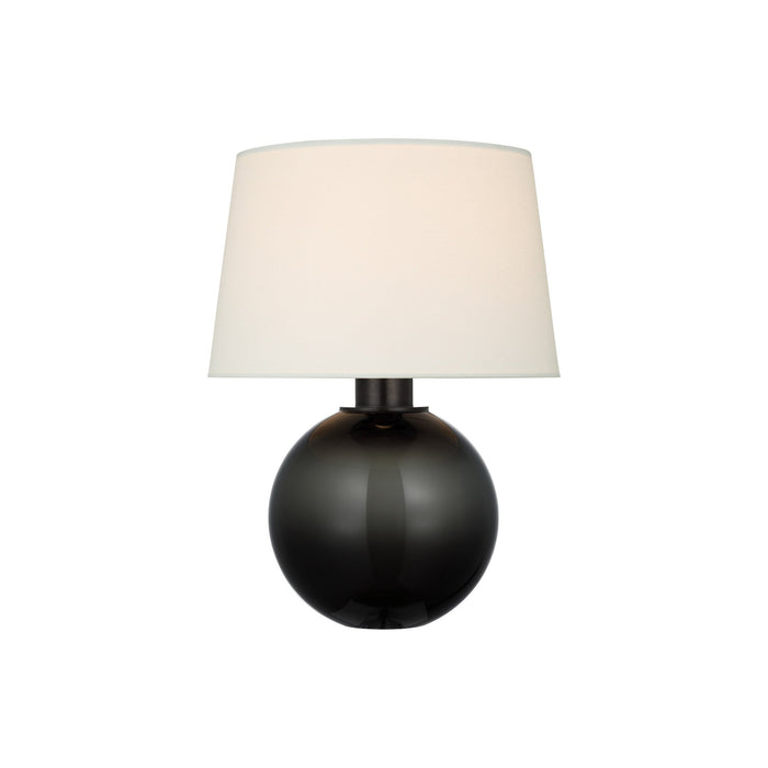 Masie LED Table Lamp in Smoked Glass (Small).