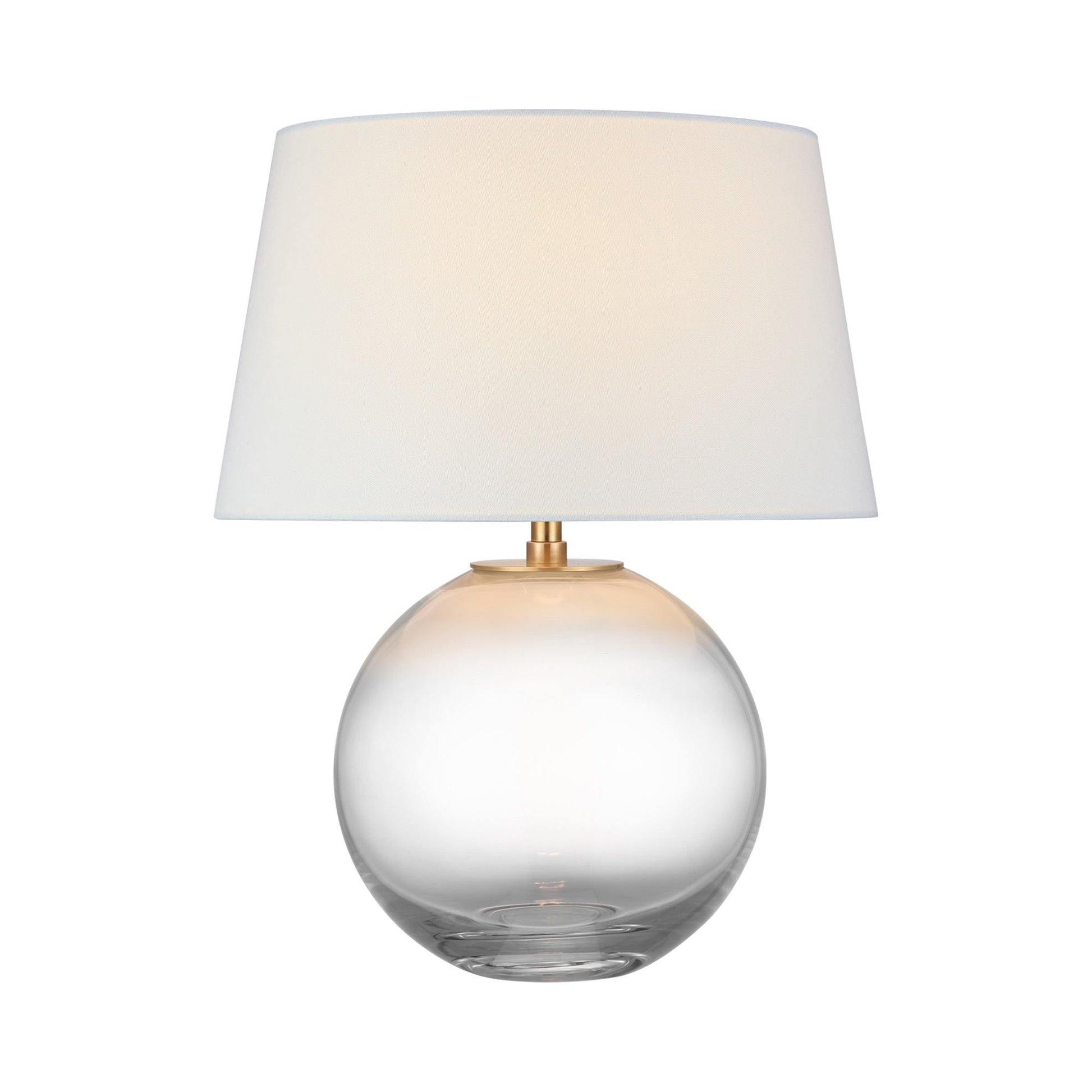 Masie LED Table Lamp in Clear Glass (Medium).