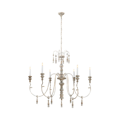 Michele Chandelier in Belgian White.