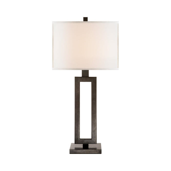 Mod Tall Table Lamp in Aged Iron.