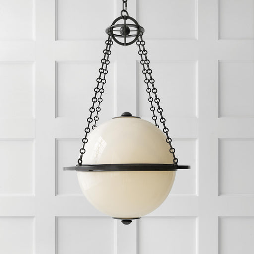 Modern Globe Pendant Light in Detail.