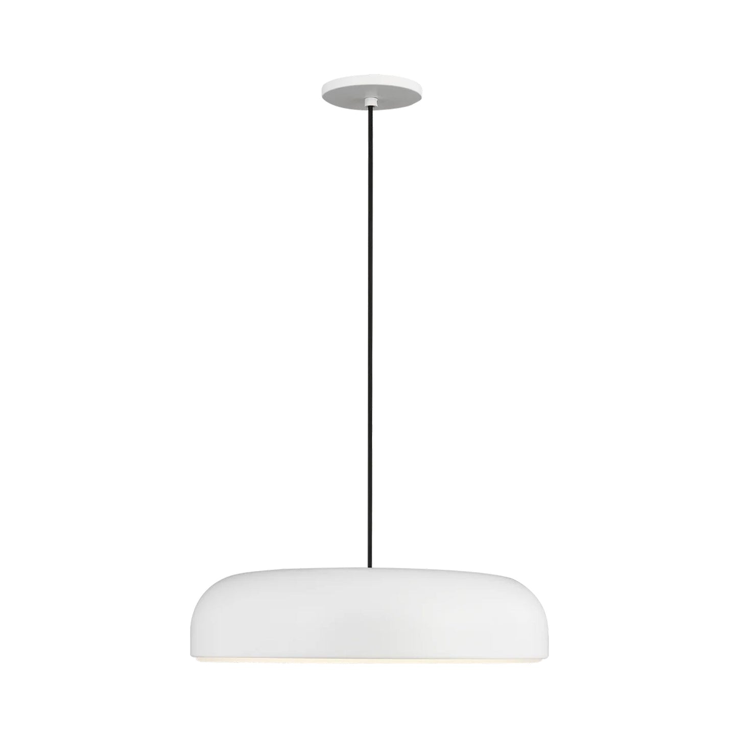 Kosa LED Pendant Light in Matte White.