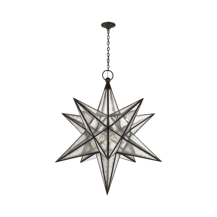 Moravian Star Pendant Light in Aged Iron (X-Large).