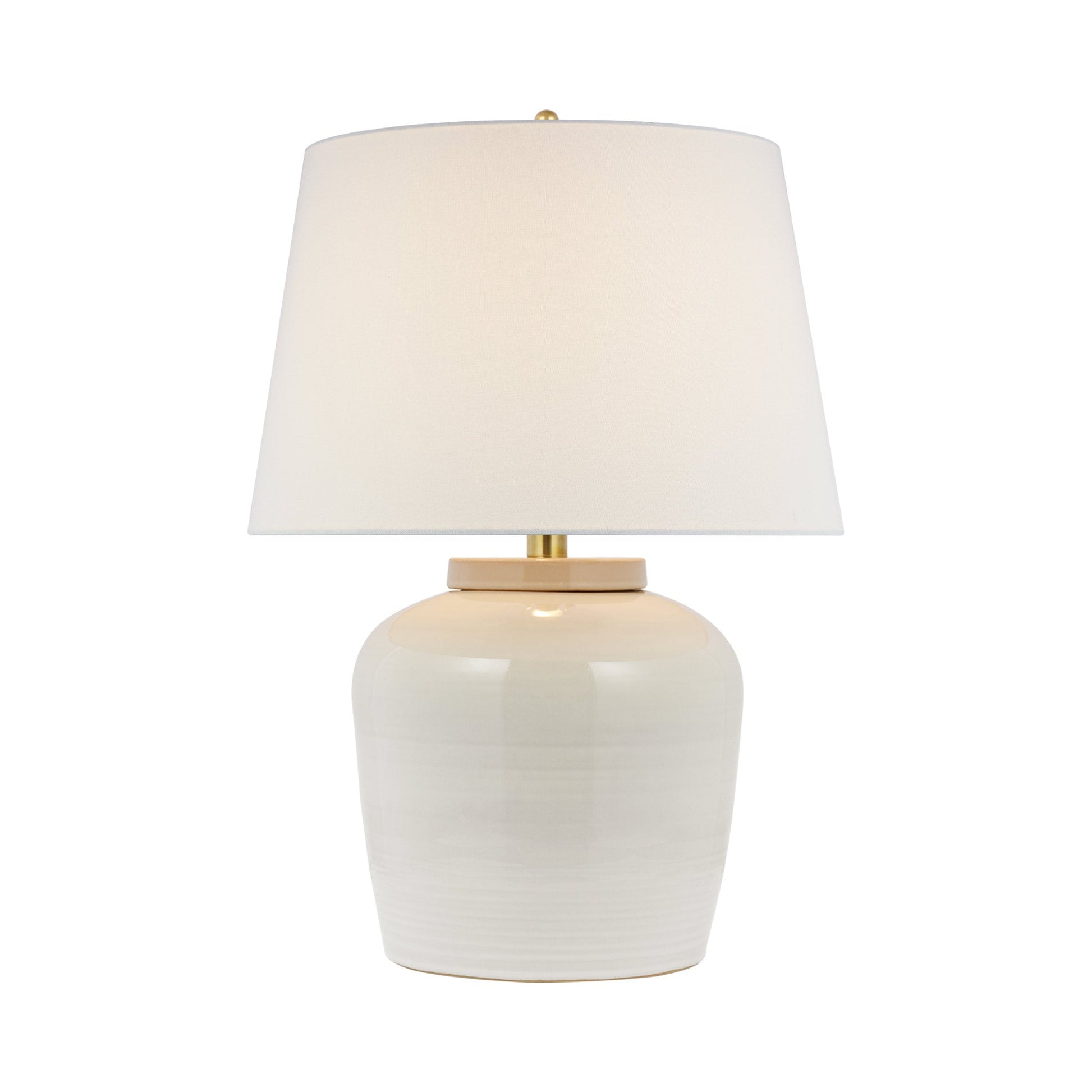 Nora Table Lamp in Ivory.