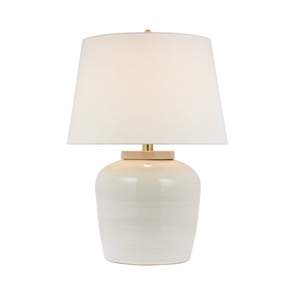 Nora Table Lamp in Ivory.