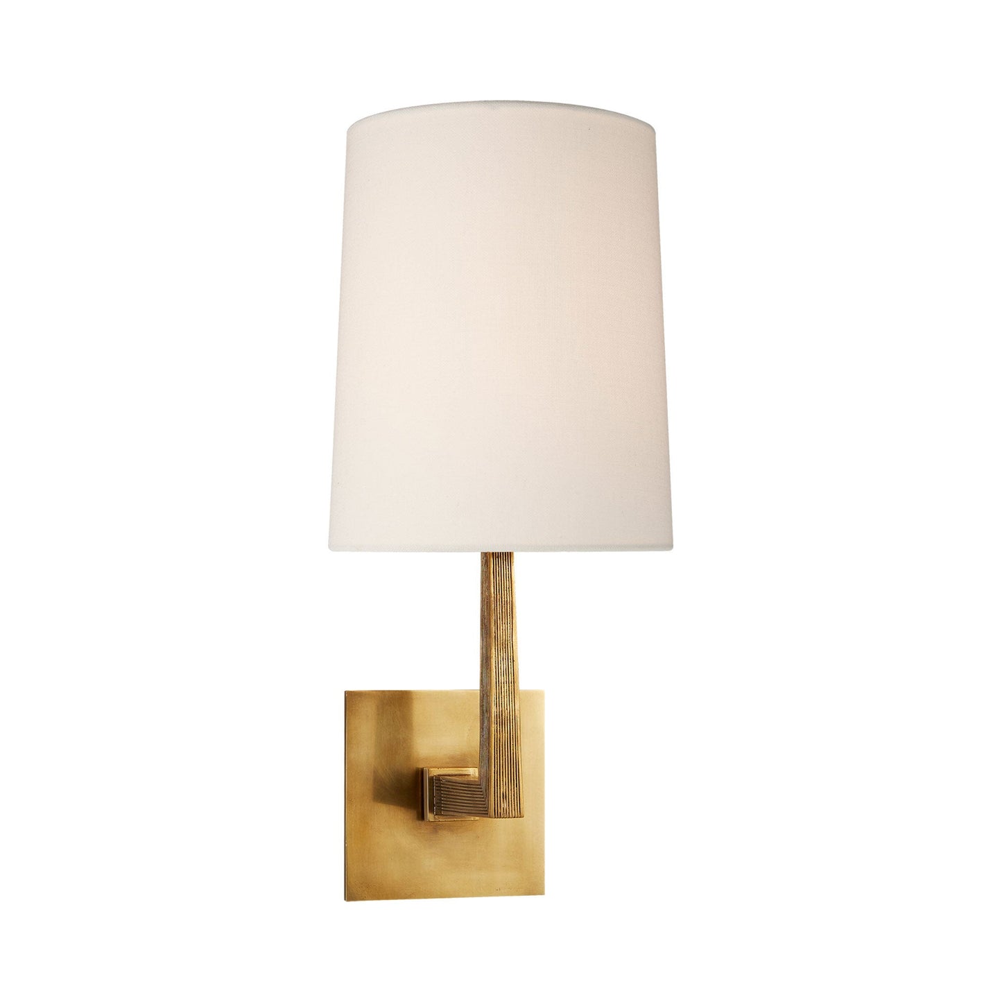 Ojai Wall Light in Soft Brass.