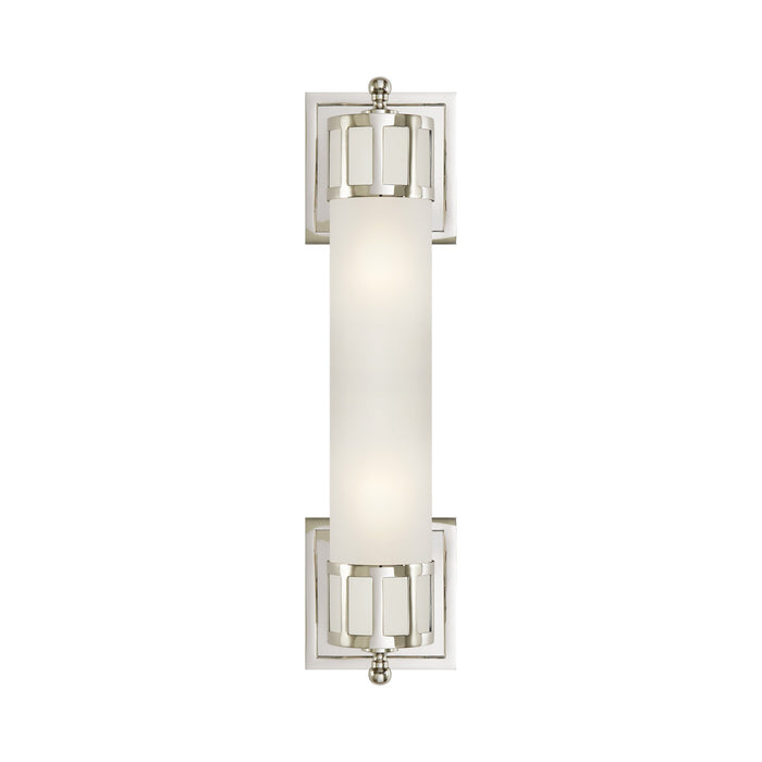 Openwork Wall Light in Polished Nickel (18-Inch).