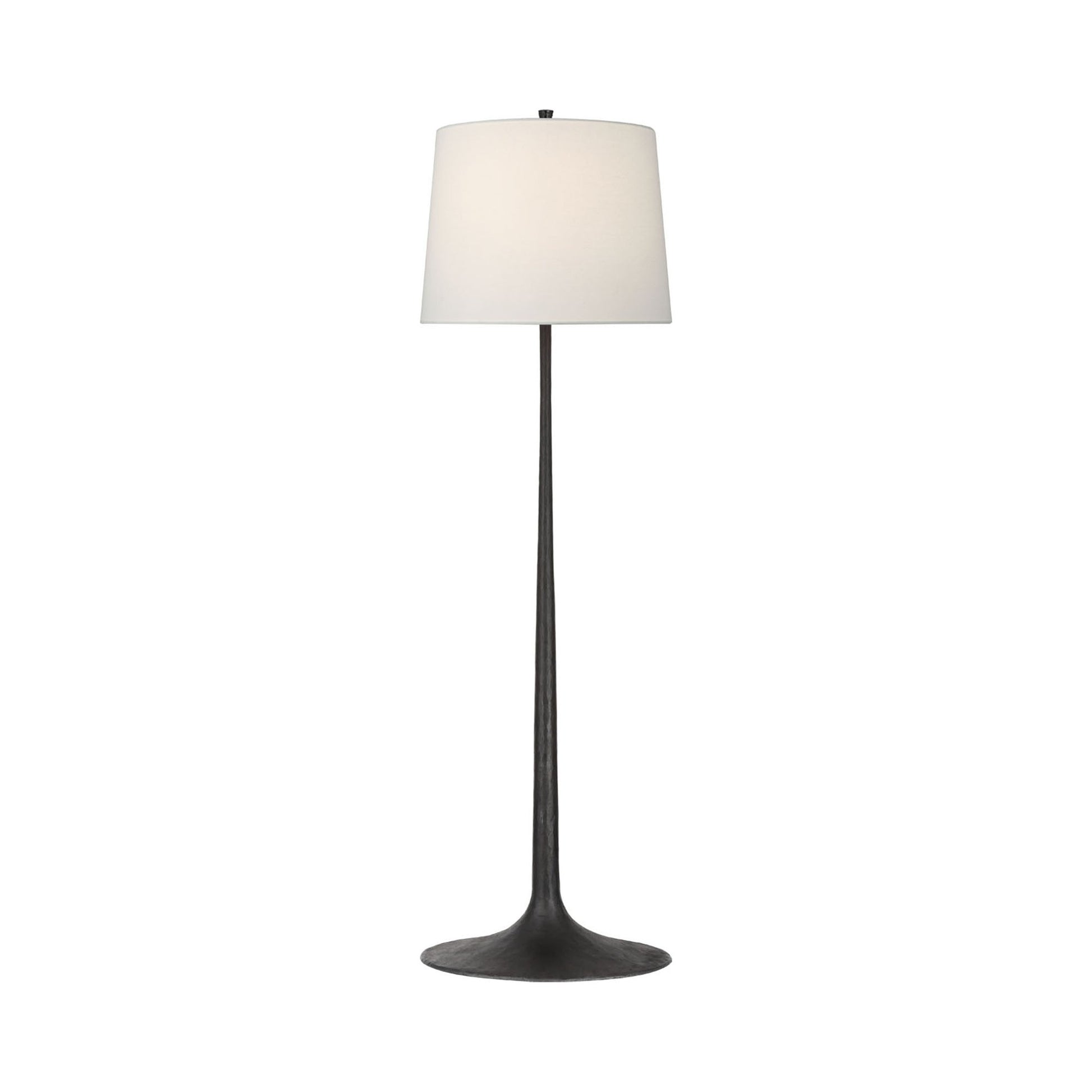 Oscar LED Floor Lamp in Aged Iron.