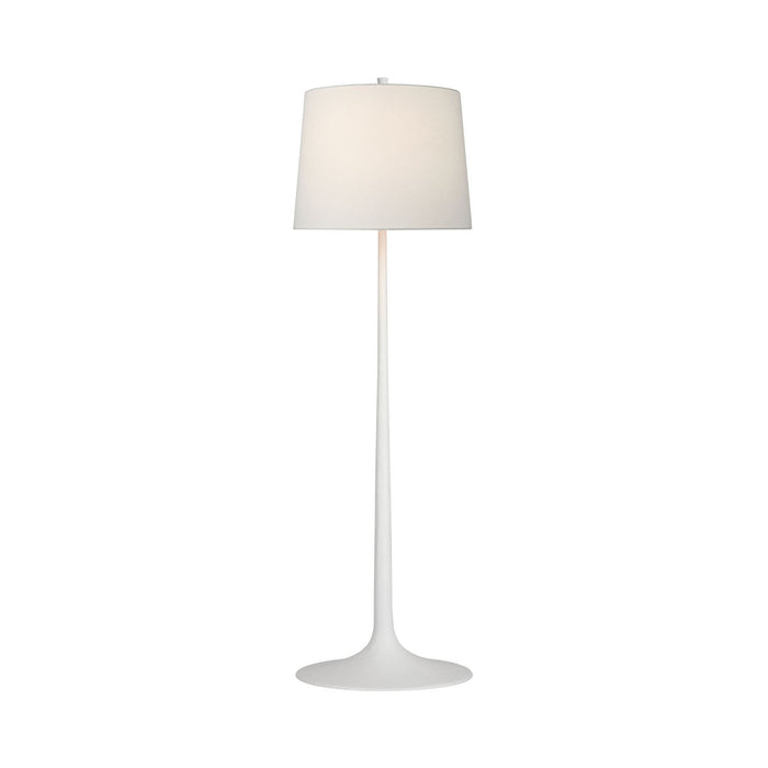 Oscar LED Floor Lamp in Plaster White.
