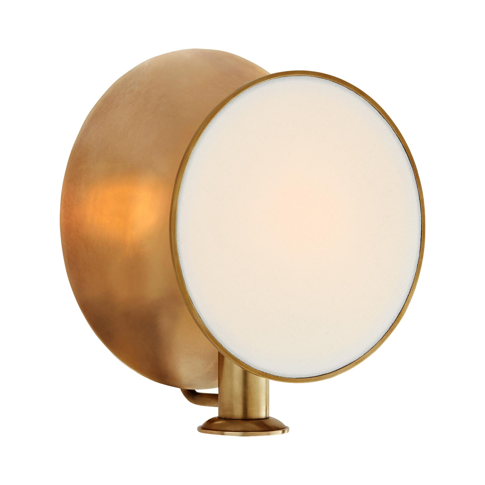 Osiris Wall Light in Hand-Rubbed Antique Brass.
