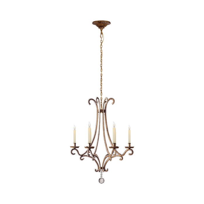 Oslo Chandelier in Gilded Iron (Small).