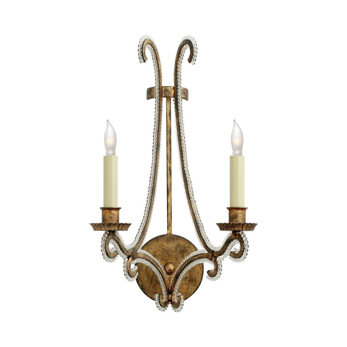 Oslo Wall Light in Gilded Iron.