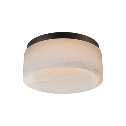 Otto LED Semi Flush Mount Ceiling Light in Bronze (Small).