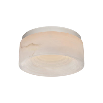 Otto LED Semi Flush Mount Ceiling Light in Polished Nickel (Small).