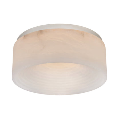 Otto LED Semi Flush Mount Ceiling Light in Polished Nickel (Medium).