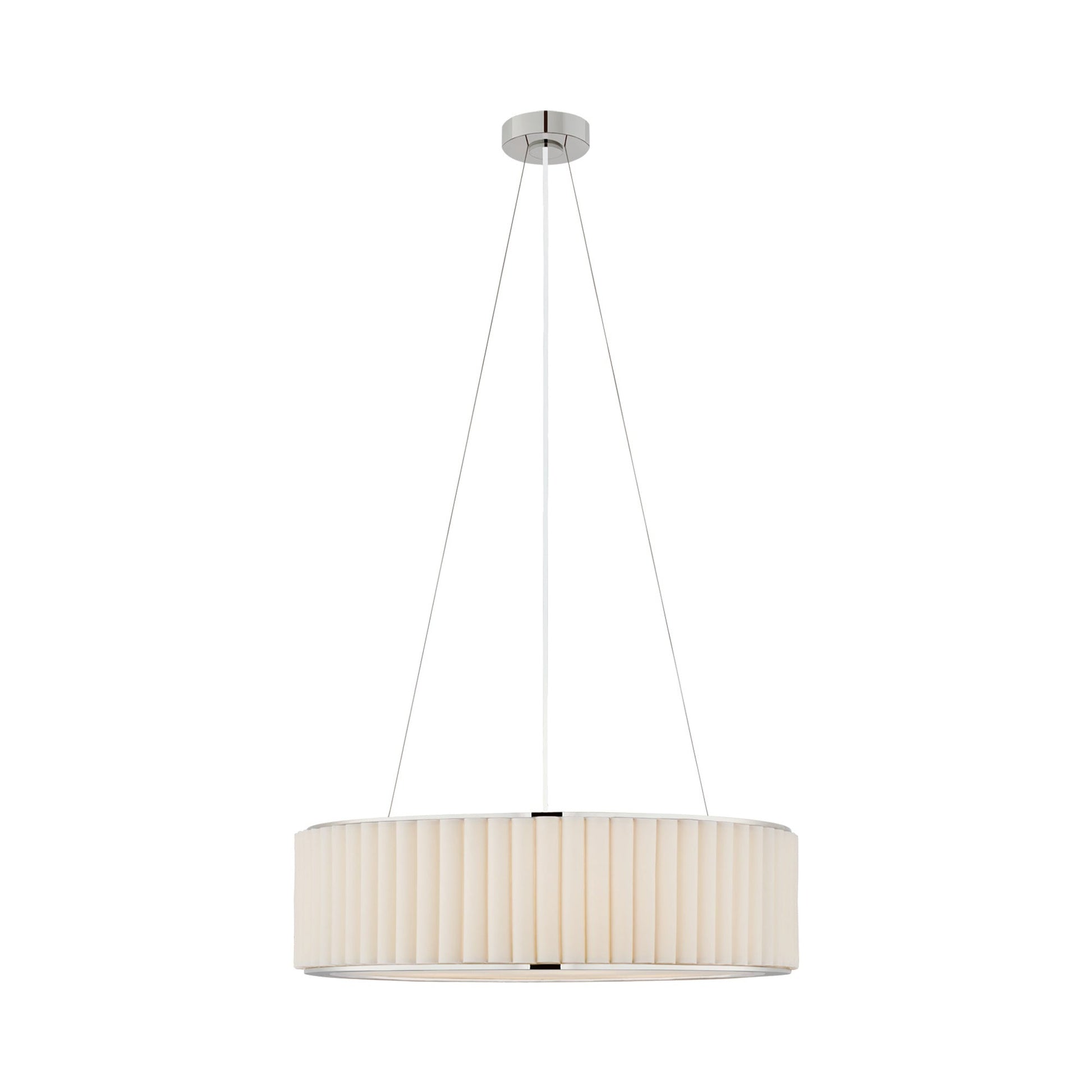 Palati Pendant Light in Polished Nickel (Small).