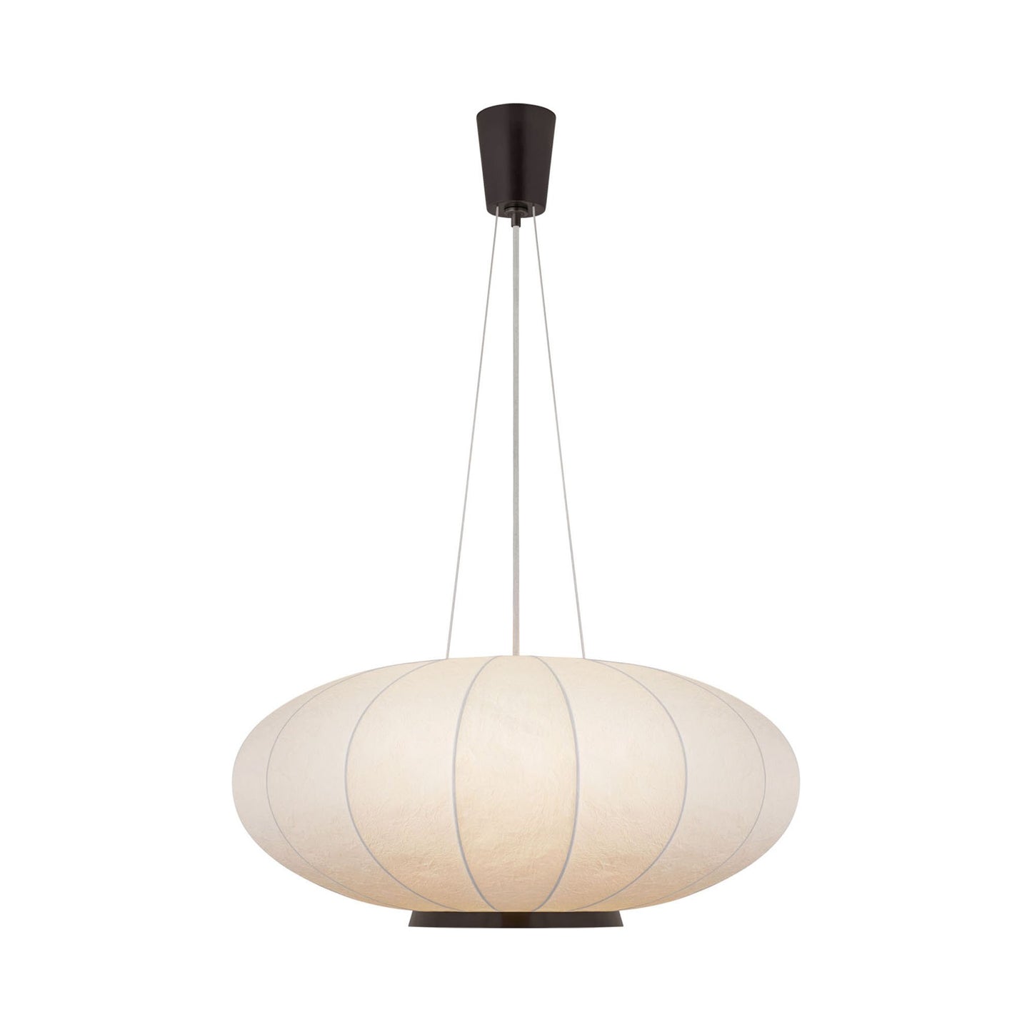 Paper Moon Pendant Light in Bronze (Large).
