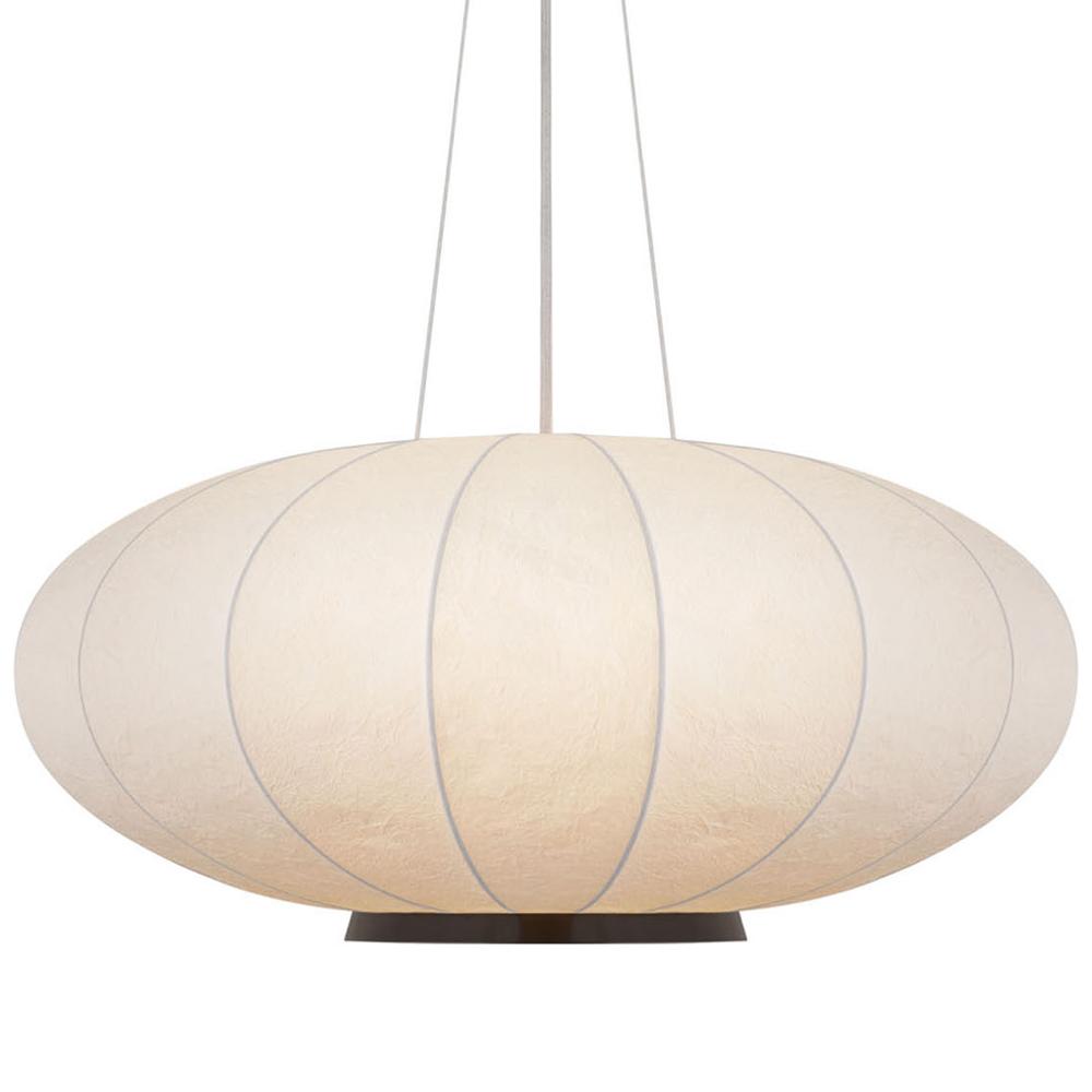 Paper Moon Pendant Light in Detail.