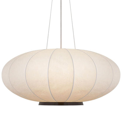 Paper Moon Pendant Light in Detail.