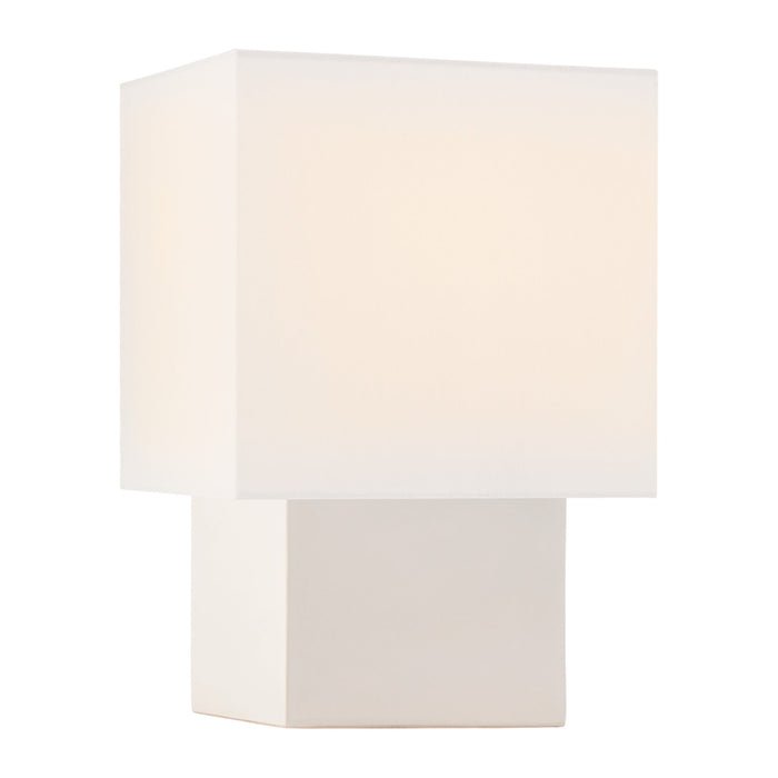 Pari Square Table Lamp in Ivory (Small).