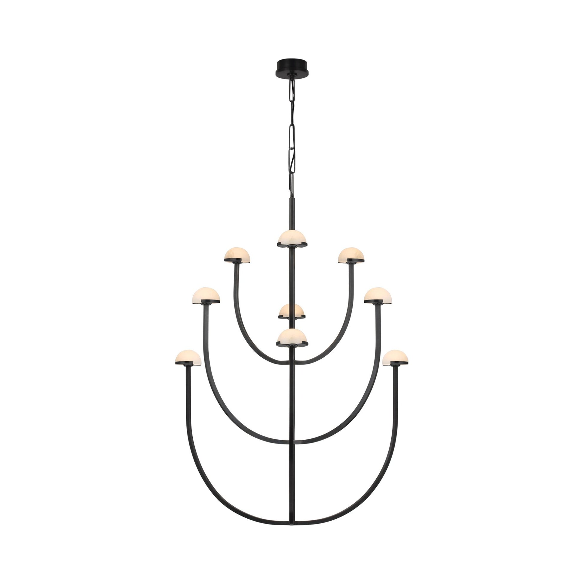Pedra LED Chandelier in Bronze (X-Large).