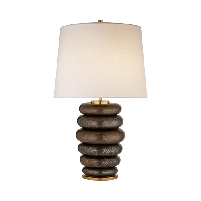 Phoebe Table Lamp in Crystal Bronze(Small).