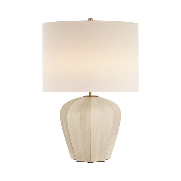 Pierrepont Table Lamp in Stone White.