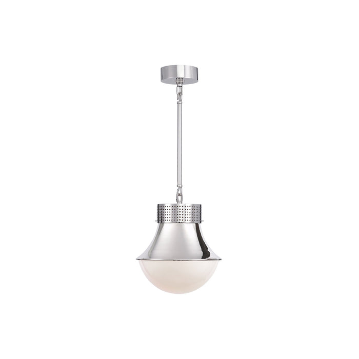 Precision Pendant Light in Polished Nickel (Small).