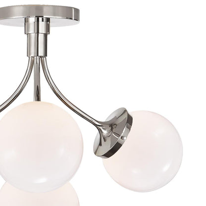 Prescott Semi Flush Ceiling Light in Detail.