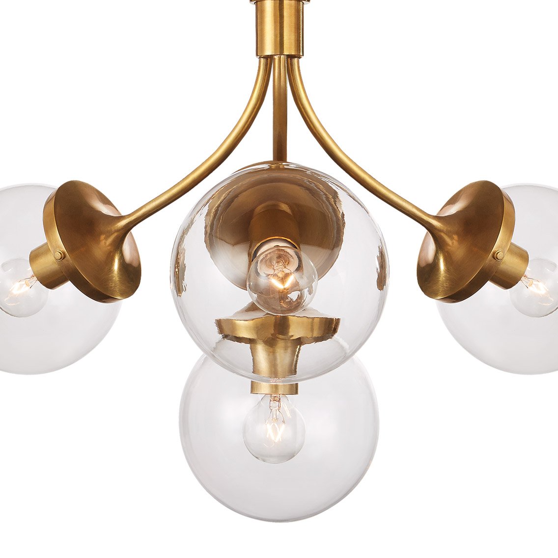 Prescott Semi Flush Ceiling Light in Detail.