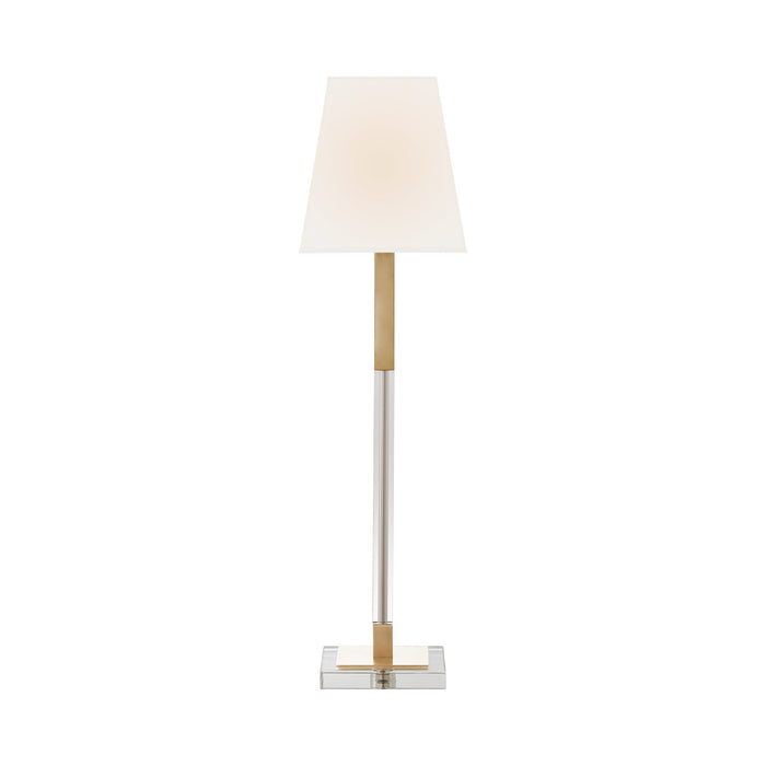 Reagan Buffet Table Lamp in Antique/Burnished Brass.