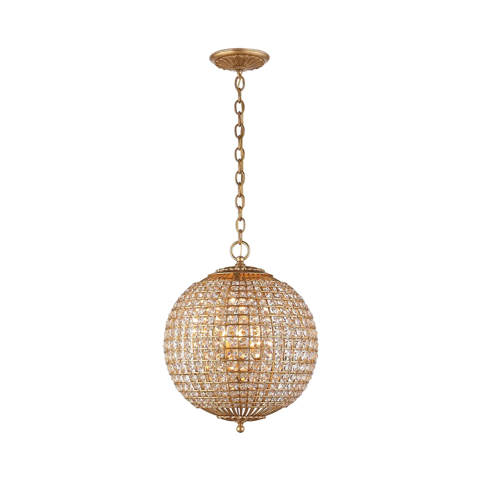 Renwick Chandelier in Gild (Small).