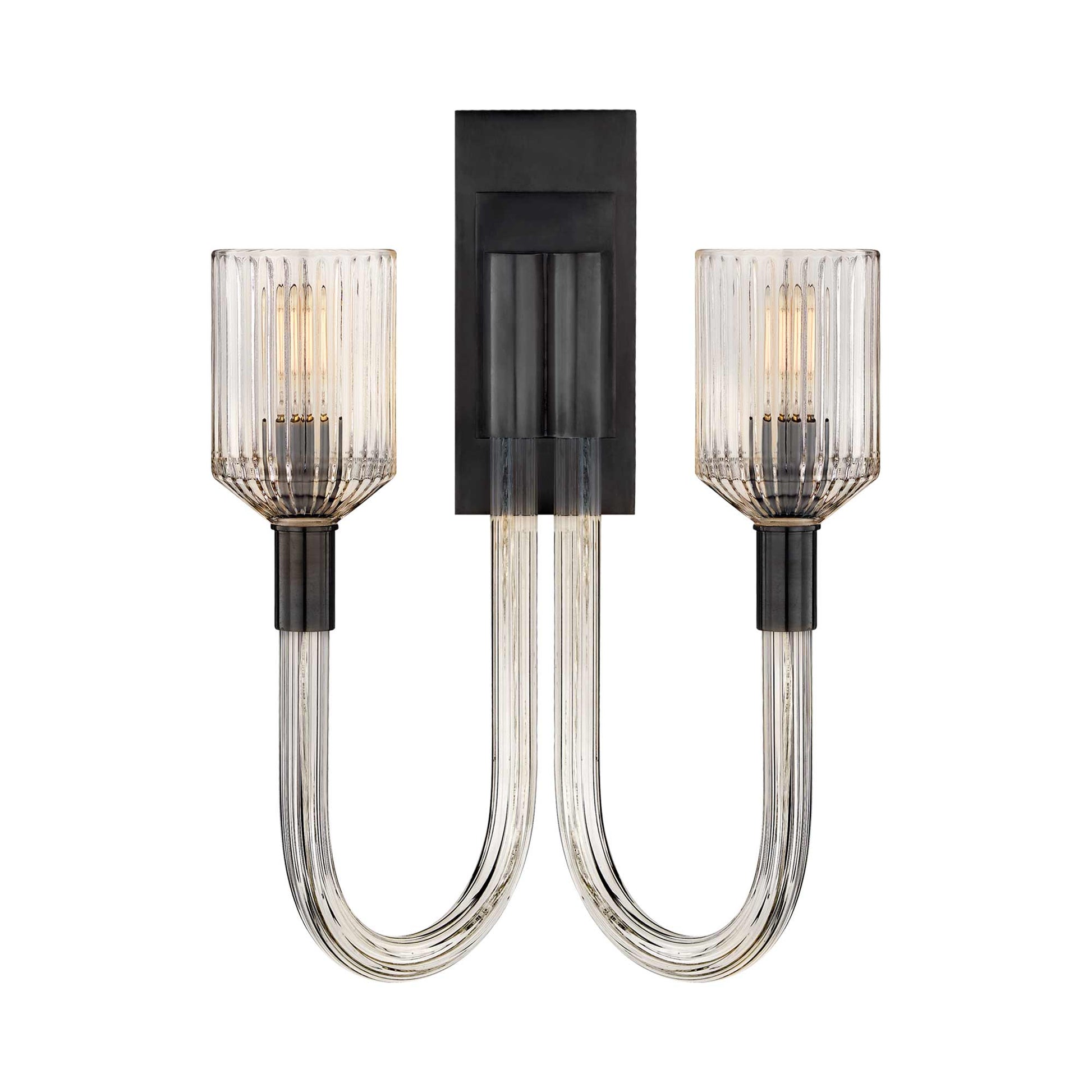 Reverie Double Wall Light in Bronze.