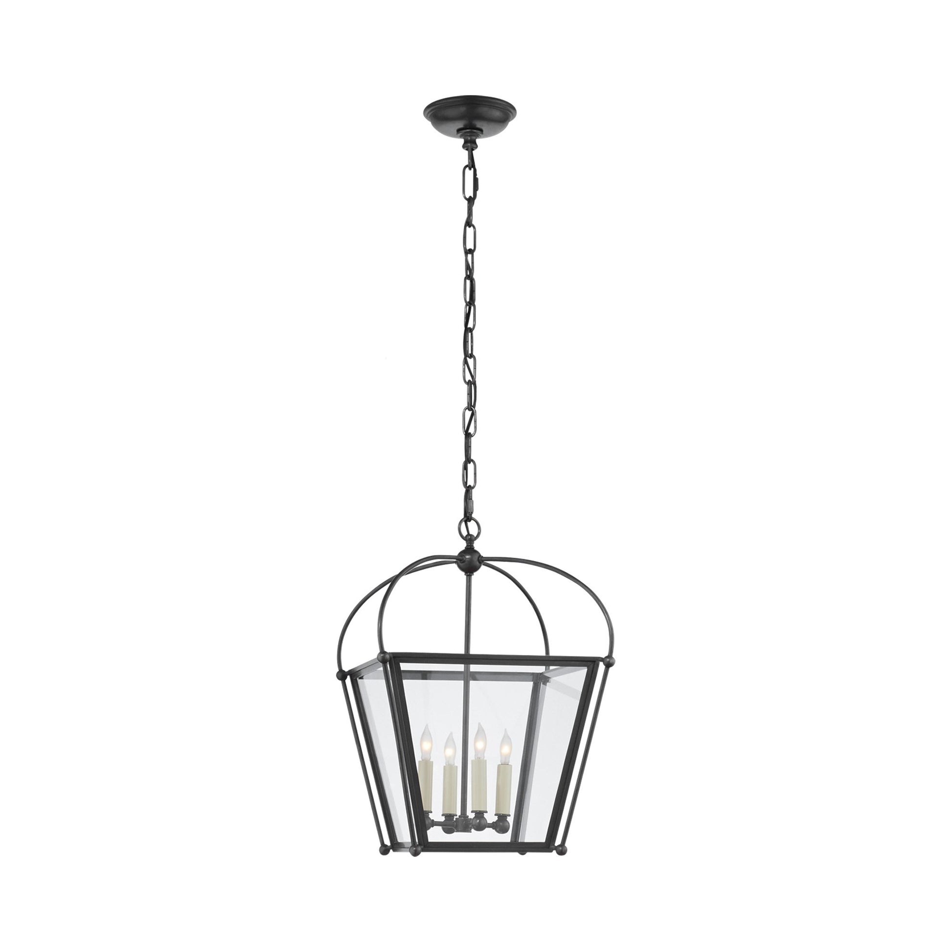 Riverside Lantern Pendant Light in Bronze (Small).